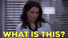 Greys Anatomy Amelia Shepherd GIF - Greys Anatomy Amelia Shepherd What Is This GIFs