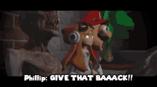 Smg4 Phillip GIF - Smg4 Phillip Give That Back GIFs