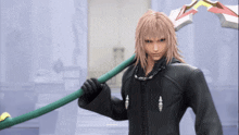 Marluxia Stands Prepared For Battle Kingdom Hearts GIF - Marluxia Stands Prepared For Battle Kingdom Hearts Marluxia GIFs