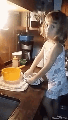 Girl Cleaning GIF - Girl Cleaning Start Them Young GIFs