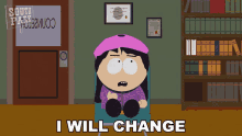 I Will Change Wendy Testaburger GIF - I Will Change Wendy Testaburger South Park GIFs