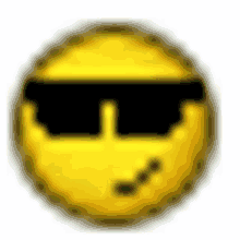emoji smiley shades cool bubble gum