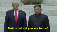 Kim Jong Un Donald Trump GIF - Kim Jong Un Donald Trump President GIFs