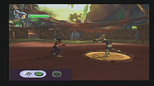 a video game is being played on a screen with the number 23 on the top left