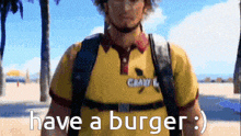 Have A Burger Ichiban Kasuga GIF - Have A Burger Ichiban Kasuga Yakuza GIFs