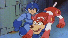 Rush Mega Man GIF - Rush Mega Man Mg Mega Man1 GIFs