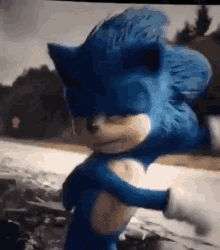 Sonic Movie Sonic The Hedgehog GIF - Sonic Movie Sonic The Hedgehog Flossing GIFs