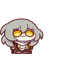 a cartoon of a girl holding a sword