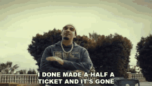 I Done Made A Half A Ticket And Its Gone Shoreline Mafia GIF - I Done Made A Half A Ticket And Its Gone Shoreline Mafia Hoe Shit Song GIFs