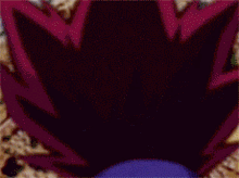 a purple flower is surrounded by a blue circle