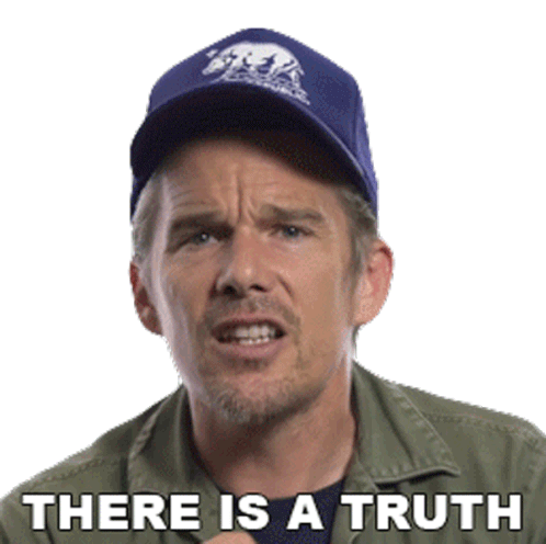 There Is A Truth Ethan Hawke Sticker - There Is A Truth Ethan Hawke Big Think Stickers