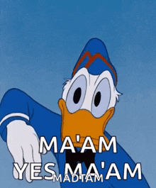 Yes Sir Donald Duck GIF