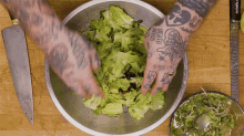 Mixing Vegetables Matty Matheson GIF - Mixing Vegetables Matty Matheson Drop Acid And Butter Baste Steaks GIFs