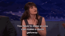 Dress Prepared For Disaster GIF