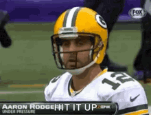 Aaron Rodgers Hit It Up GIF - Aaron Rodgers Hit It Up GIFs