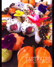 Sushi Tastavins GIF - Sushi Tastavins Salmon GIFs