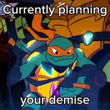 Planning Your Demise Devious GIF - Planning Your Demise Devious Rottmnt Mikey GIFs