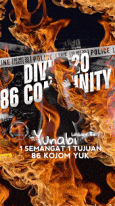 a poster that says " 20 unity 86 co "