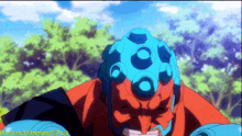 a cartoon of a man with a blue helmet and the words https://www.youtube.com/watch