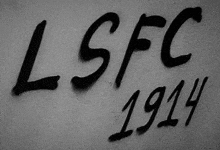 lsfc 1914 is written on a white surface