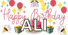 Happy Birthdaya Ali GIF - Happy Birthdaya Ali GIFs
