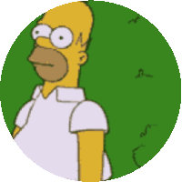 The Simpsons Homer Sticker