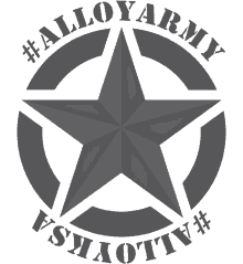 alloyksa alloy army awrs alloy wheel flashing
