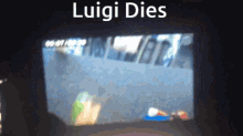 Luigi Dies Mario GIF - Luigi Dies Mario GIFs