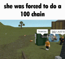100 100 Chain GIF - 100 100 Chain She Was Forced To GIFs