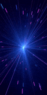 a blue and pink fireworks display is going off in the night sky