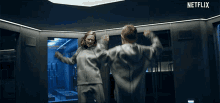 a netflix ad with a couple of people dancing