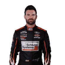 pointing right corey lajoie nascar to the right over there