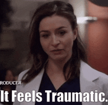 Greys Anatomy Amelia Shepherd GIF - Greys Anatomy Amelia Shepherd It Feels Traumatic GIFs