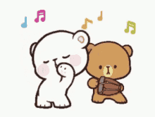 milk and mocha bear band session dancing playing instruments music