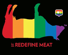 Redefine Meat Pride Cow GIF - Redefine Meat Pride Cow Pride Month GIFs