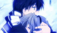 Anime Boy Hugging Girl GIFs | Tenor