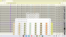 a computer screen is open to a page that says google