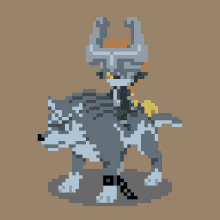 Midna Wolf Link GIF