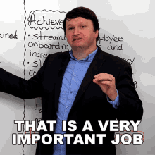 That Is A Very Important Job Alex GIF - That Is A Very Important Job Alex Engvid GIFs