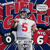 New York Giants (6) Vs. Carolina Panthers (0) First Quarter GIF - Nfl National Football League Football League GIFs