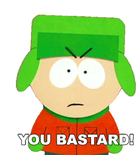 You Bastard Kyle Broflovski Sticker - You Bastard Kyle Broflovski South Park Stickers