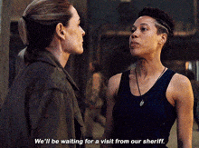 Silo Shirley Campbell GIF - Silo Shirley Campbell Well Be Waiting For A Visit From Our Sheriff GIFs
