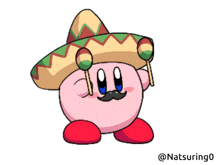 Kirby Sombrero GIF - Kirby Sombrero Mexico GIFs
