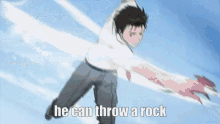 He Can Throw A Rock Rock GIF - He Can Throw A Rock Rock Throw GIFs