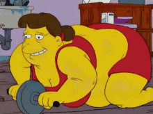 The Simpsons Exercise GIF - The Simpsons Exercise Cake GIFs