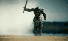 Pulling Sword Out GIF - Transformers Transformers Last Knight Transformers Last Knight Gifs GIFs