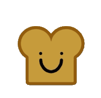 Toast Toasty Sticker
