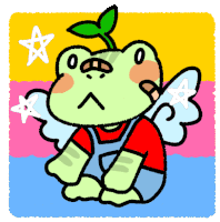 Frog Pan Moo Sticker