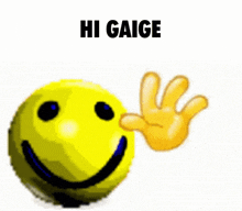 Gaige Smiley GIF - Gaige Smiley Wave GIFs