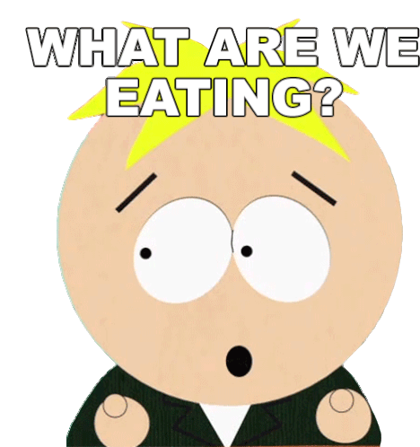 What Are We Eating Butters Stotch Sticker - What Are We Eating Butters Stotch South Park Stickers